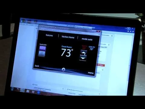 Learning the new Infinity Touch thermostat control